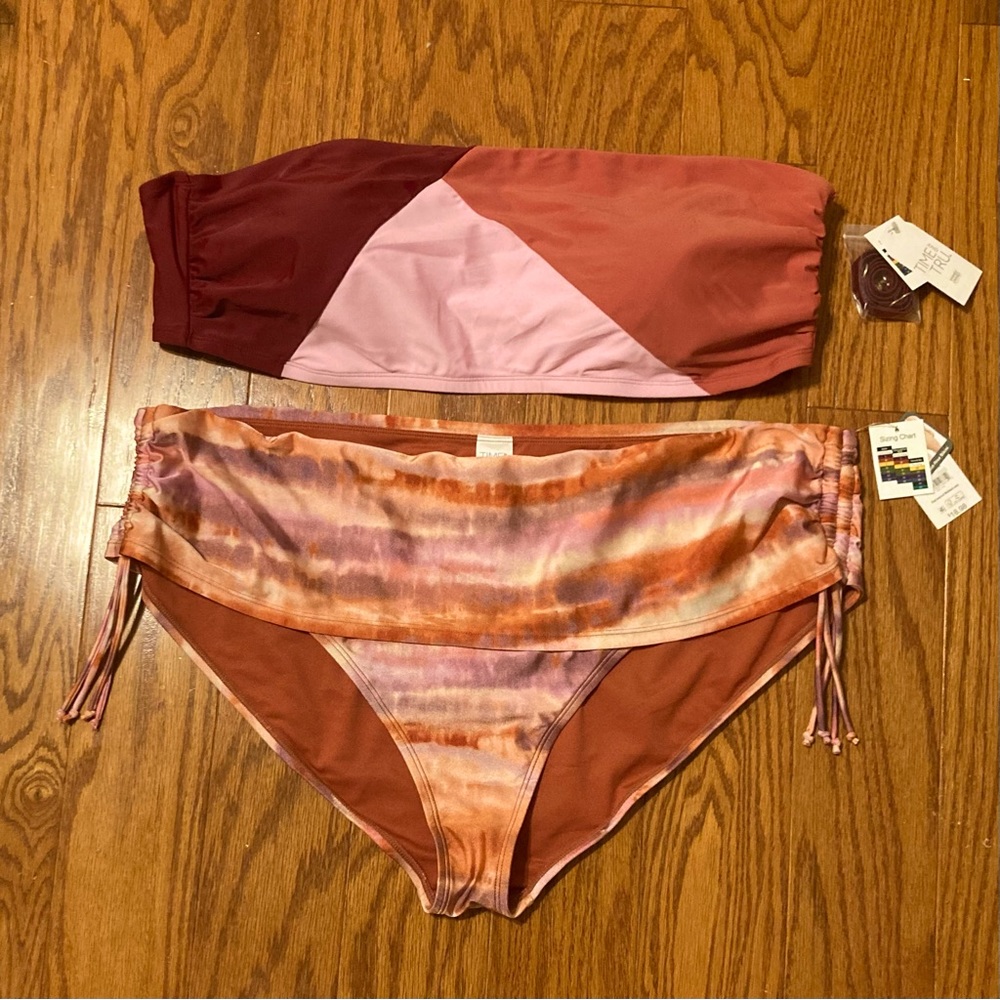 NWT 3X Bathing Suit w/ Detachable and Adjustable Straps